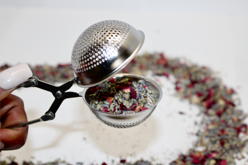 Silver Tea Infuser- Pinch to Open    $9.99