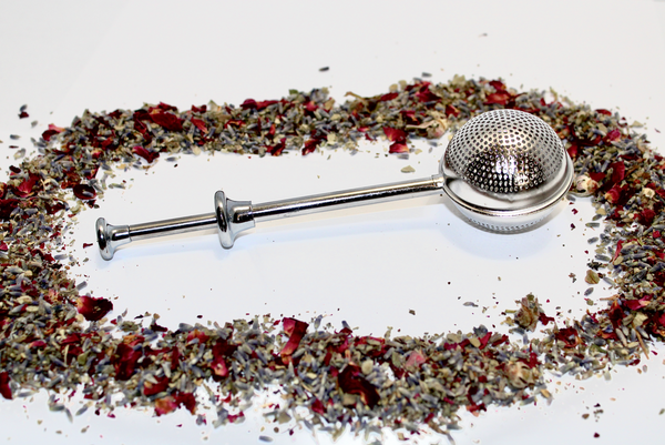 Silver Tea Infuser- Push to Open