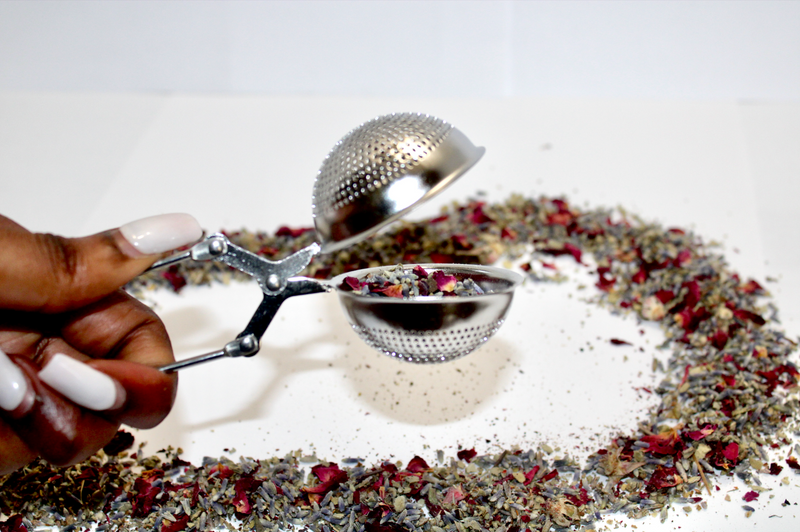 Silver Tea Infuser- Pinch to Open